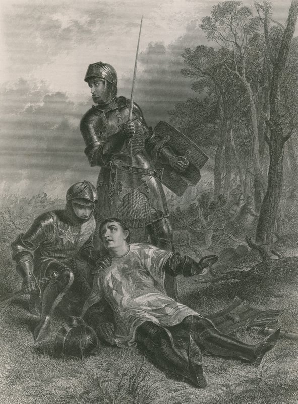 La Mort du Comte de Warwick, Henri VI - English School