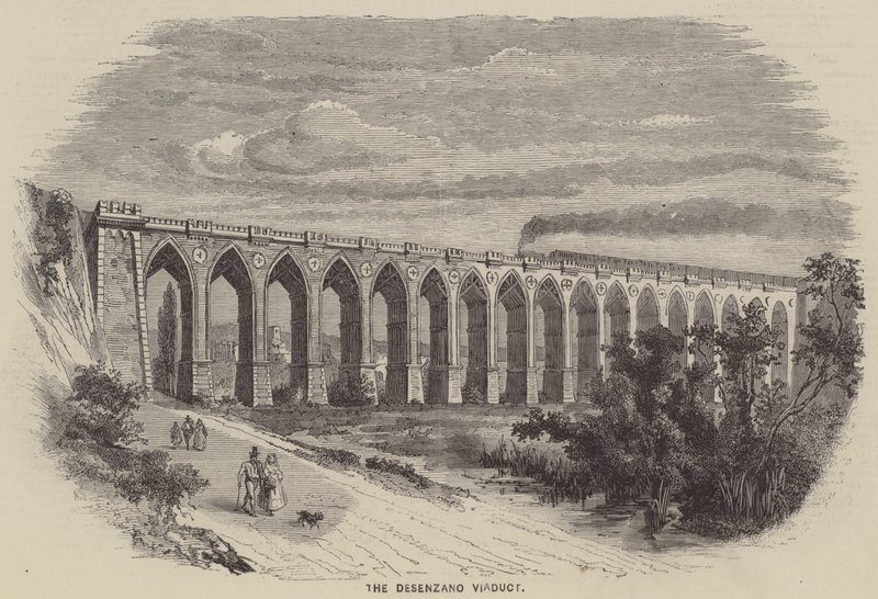 Viaduc de Desenzano (gravure) - English School