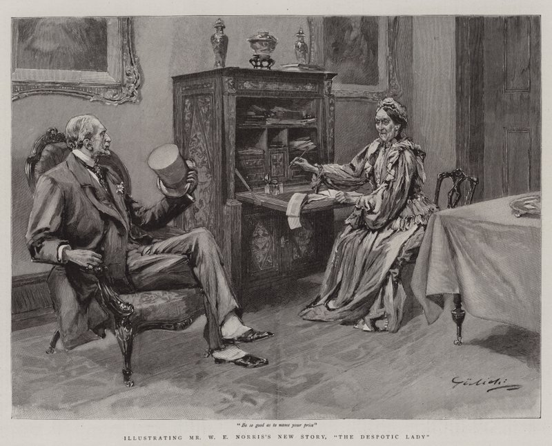 La dame despotique - English School