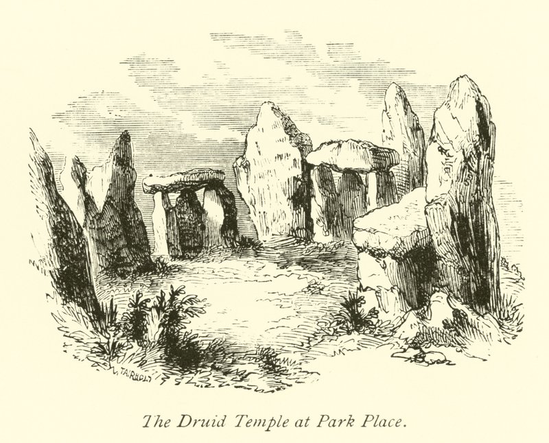 Le temple druidique à Park Place - English School