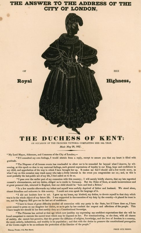 La duchesse de Kent à l
