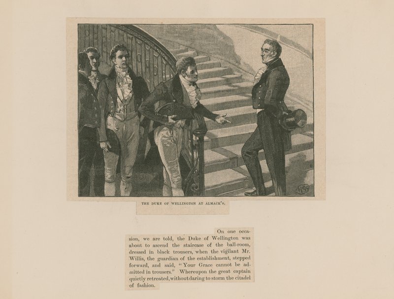 Le duc de Wellington à Almacks - English School