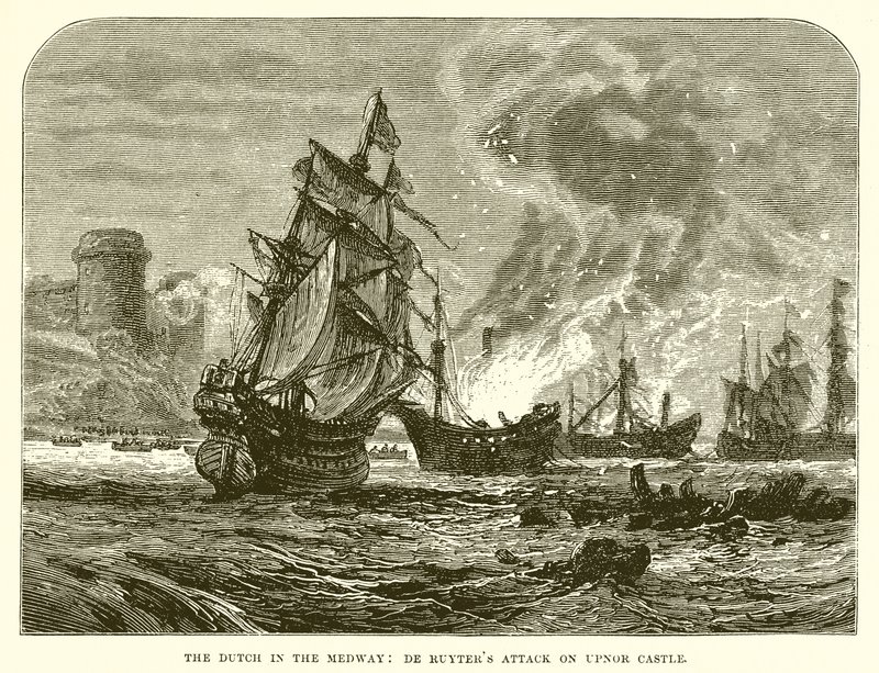 Les Hollandais dans la Medway : L