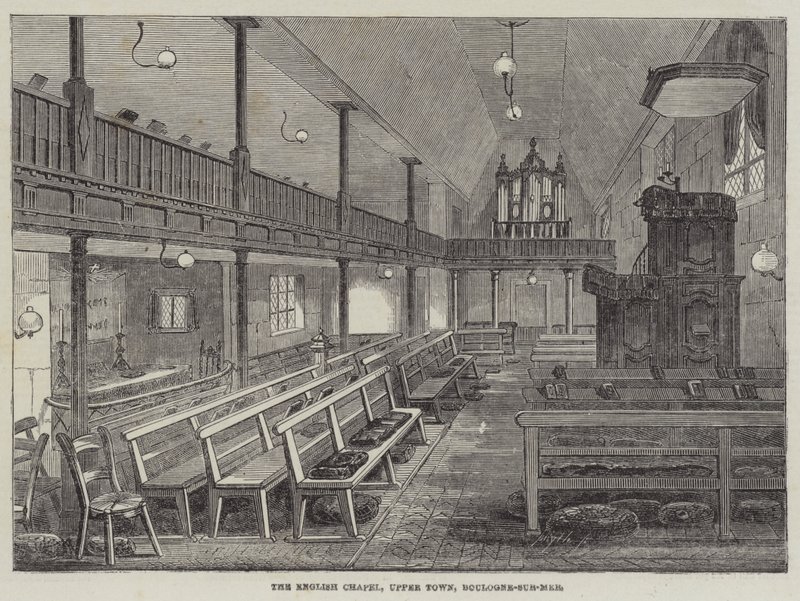 Chapelle anglaise, ville haute, Boulogne-sur-Mer - English School