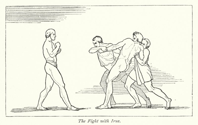 Le combat avec Irus - English School