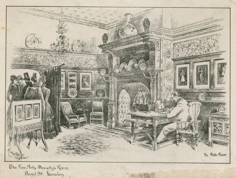 Salle de la Société des Beaux-Arts, Bond Street, Londres - l