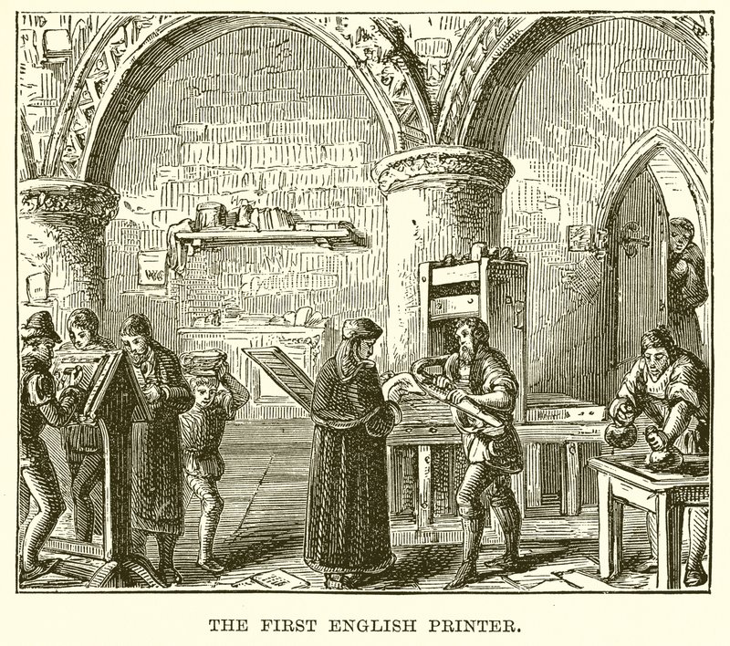 Le premier imprimeur anglais - English School