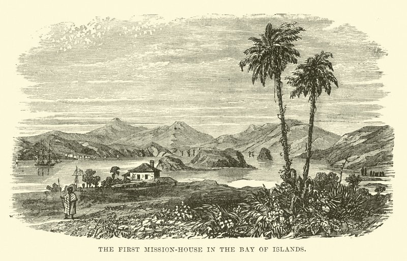 La Première Maison de Mission dans la Baie des Îles - English School