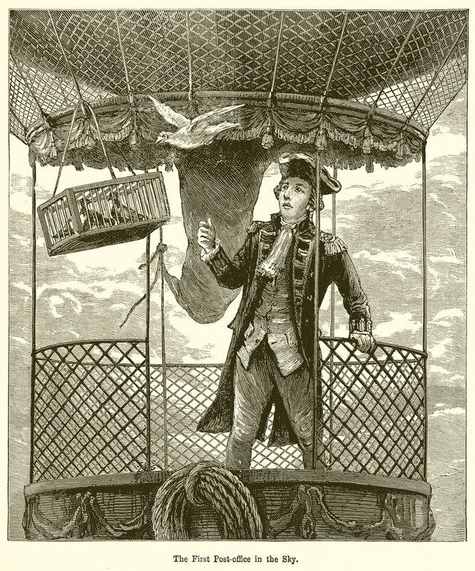Le premier bureau de poste dans le ciel - English School