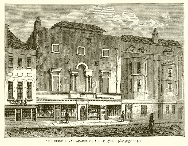 La première Royal Academy; vers 1740 - English School
