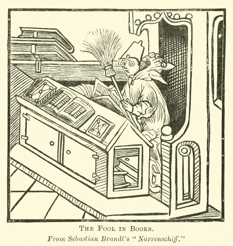 Le fou dans les livres - English School