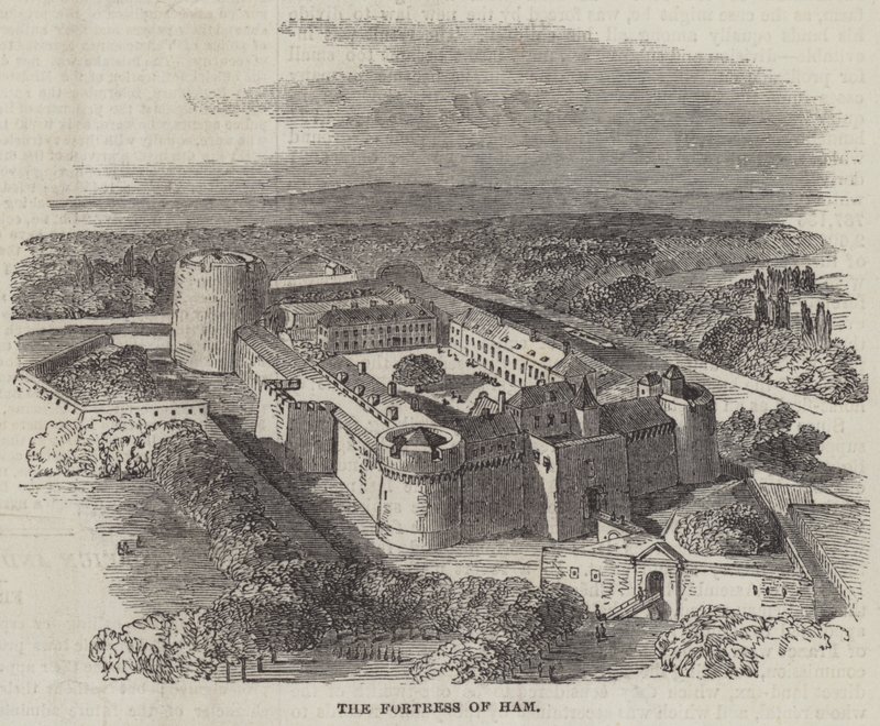 La forteresse de Ham (gravure) - English School