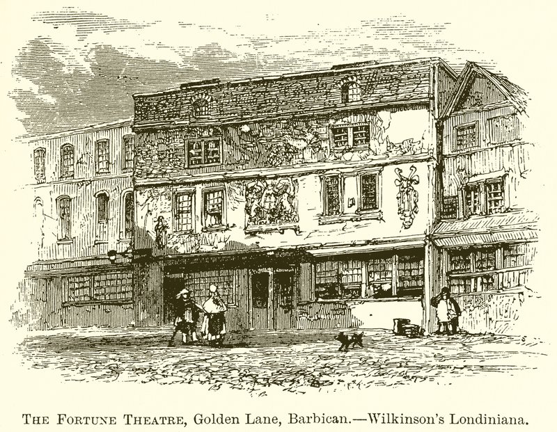 Le Fortune Theatre, Golden Lane, Barbican.--Wilkinsons Londiniana - English School