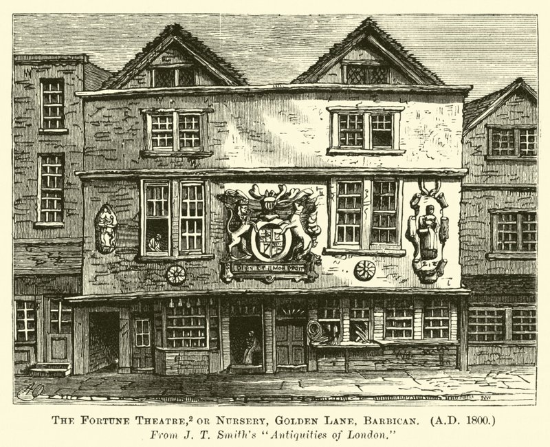 Le Théâtre Fortune, ou Nursery, Golden Lane, Barbican, AD 1800 - English School
