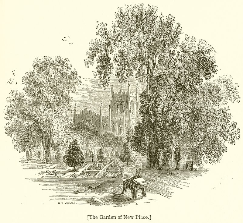 Le jardin de New Place - English School