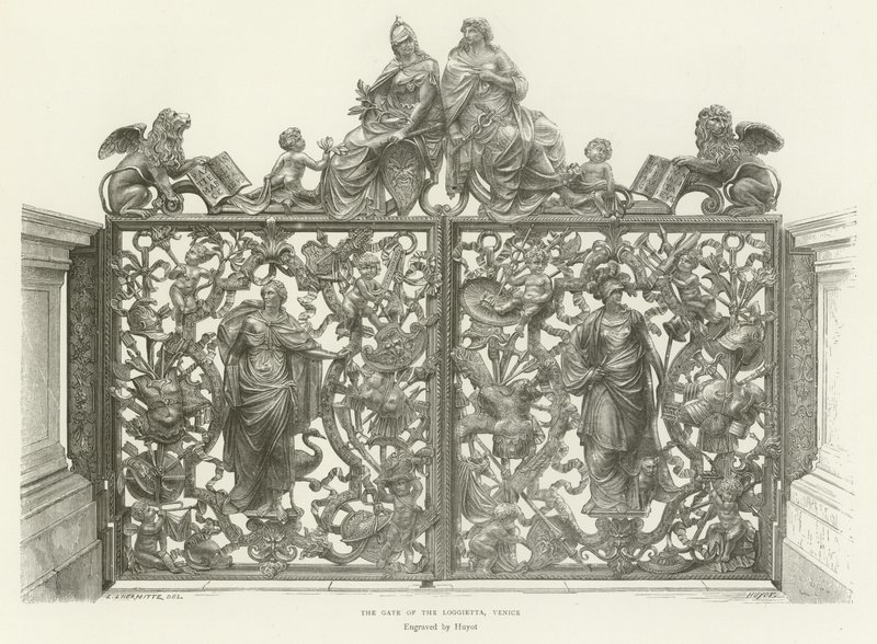 La Porte de la Loggietta, Venise - English School