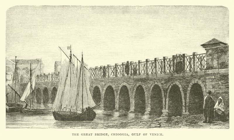 Le Grand Pont, Chioggia, Golfe de Venise - English School
