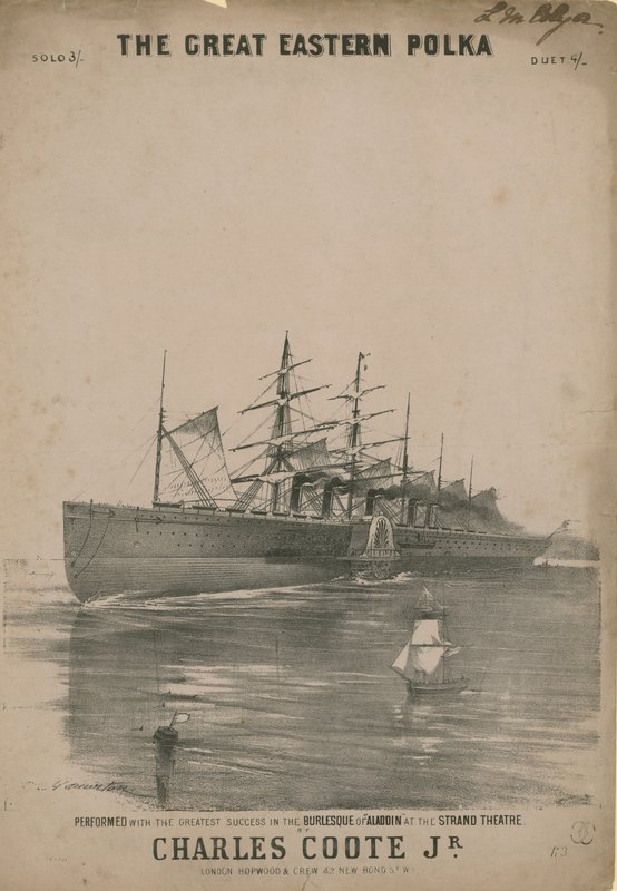 La polka du Great Eastern, composée par Charles Coote Jr - English School