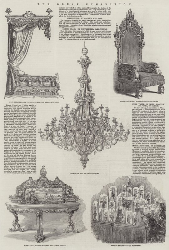 La Grande Exposition (gravure) - English School