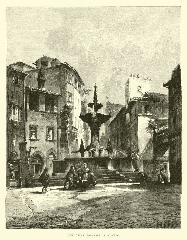 La Grande Fontaine à Viterbe - English School
