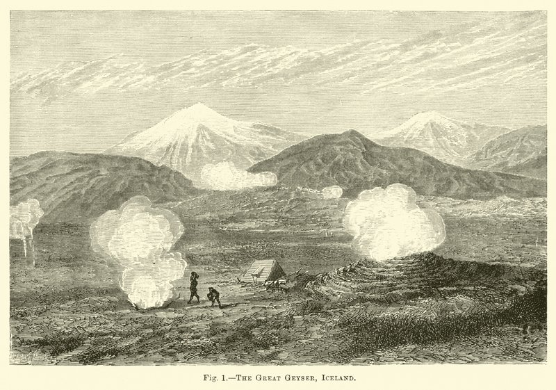 Le grand geyser, Islande - English School