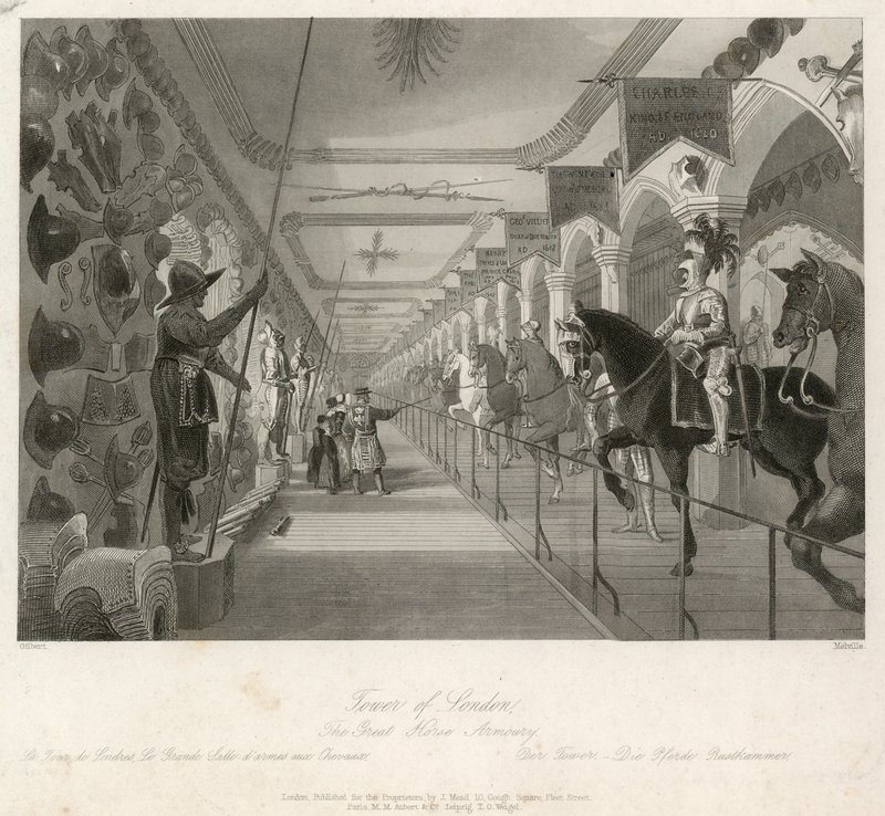 La grande armurerie de la tour de Londres - English School