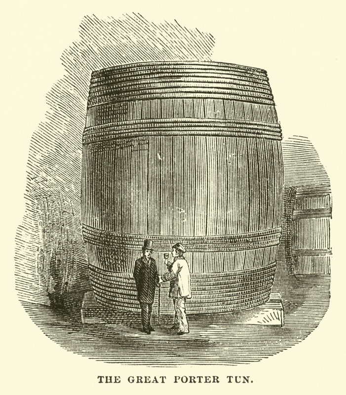 Le grand tonneau de porteur - English School