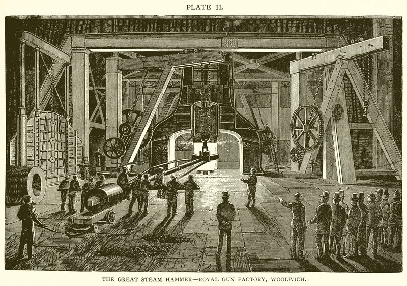 Le grand marteau-pilon - Royal Gun Factory, Woolwich - English School
