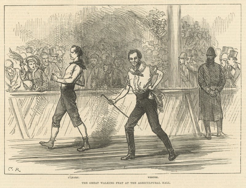 Le grand exploit de marche au Agricultural Hall - English School