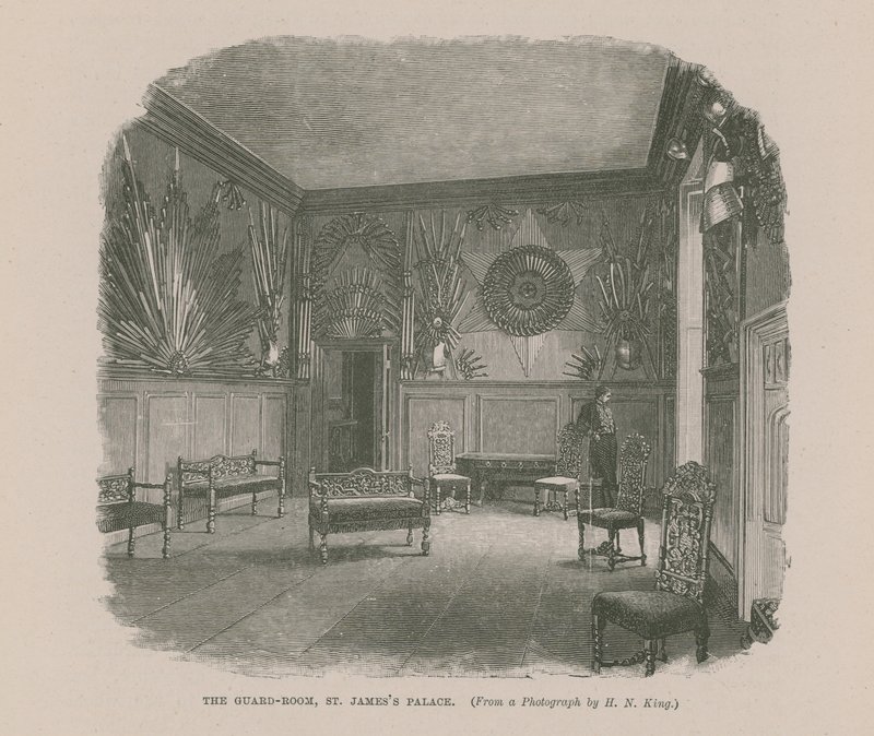 La salle de garde au palais de St James - English School
