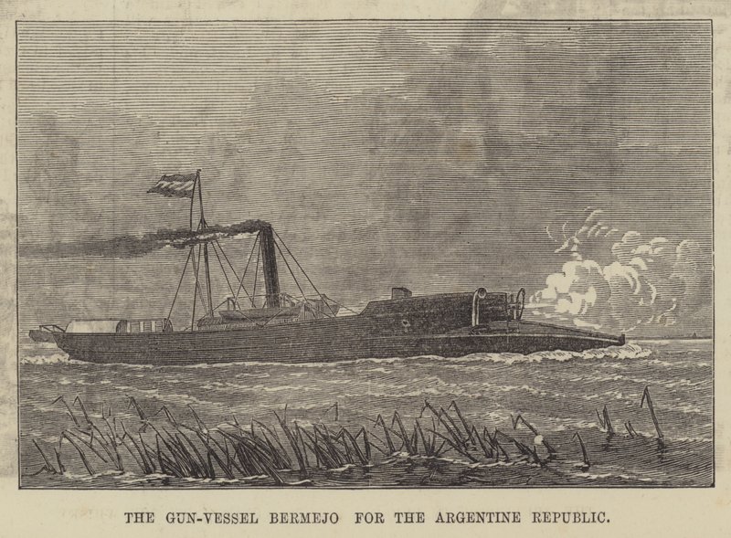 Le navire-canon Bermejo pour la République Argentine - English School