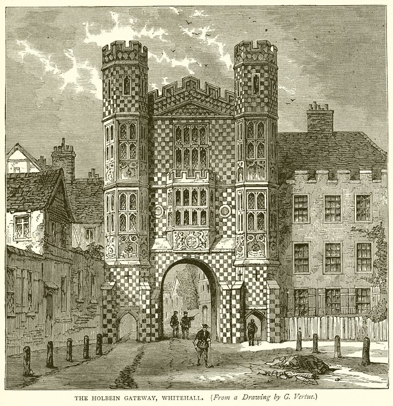 La porte Holbein, Whitehall - English School