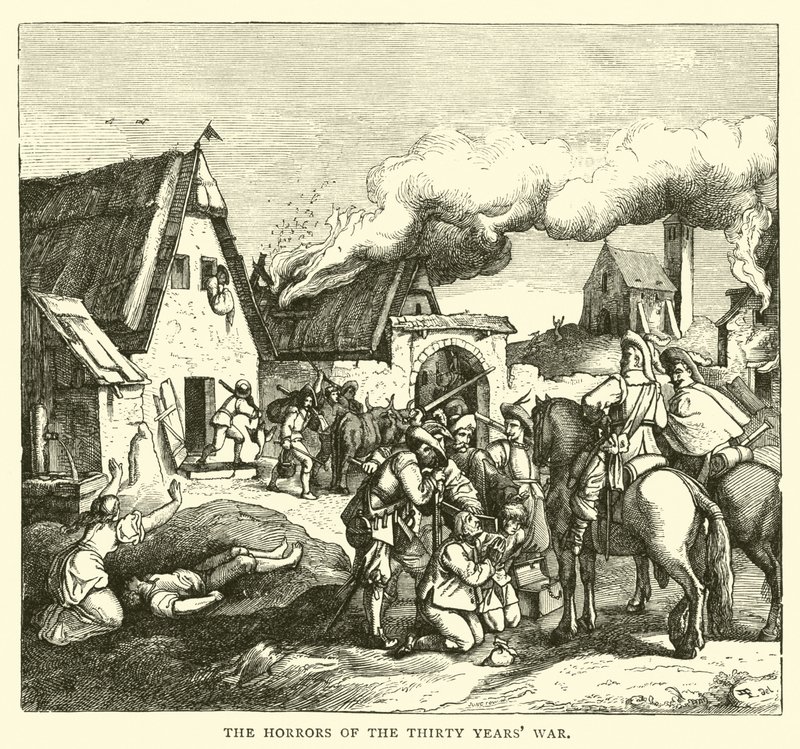 Les horreurs de la guerre de Trente Ans - English School