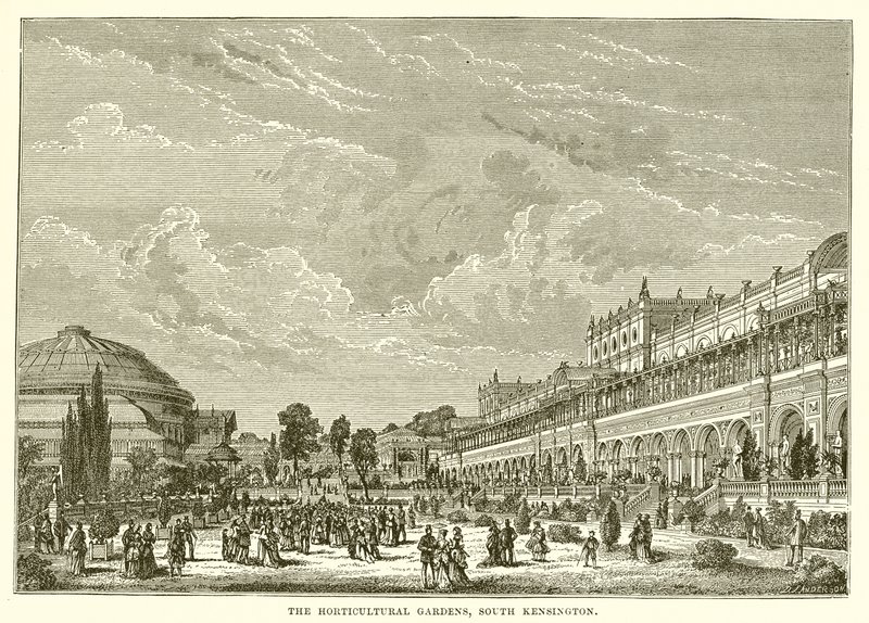 Les jardins horticoles, South Kensington - English School
