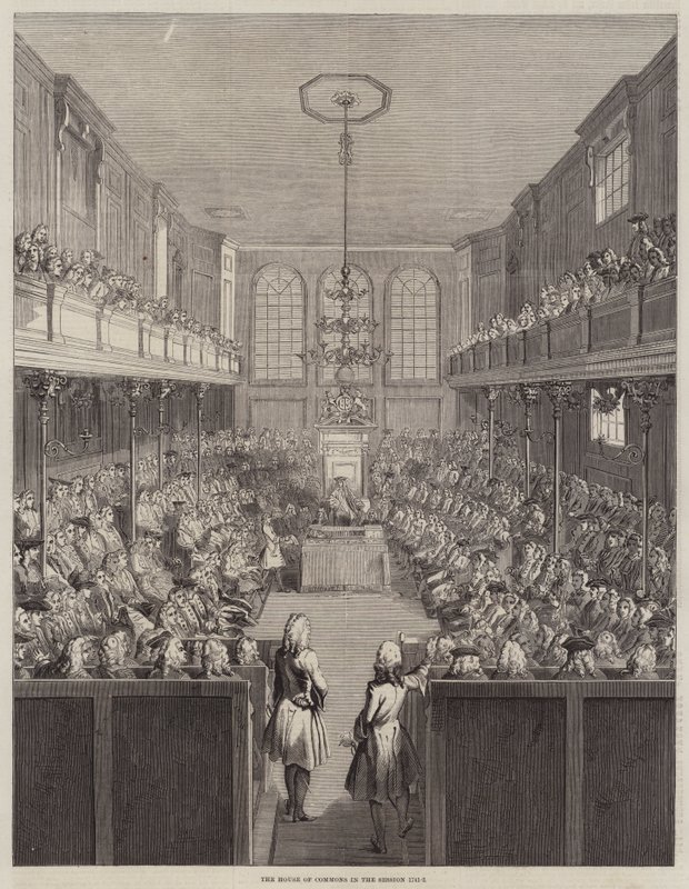 La Chambre des communes en session 1741-2 - English School