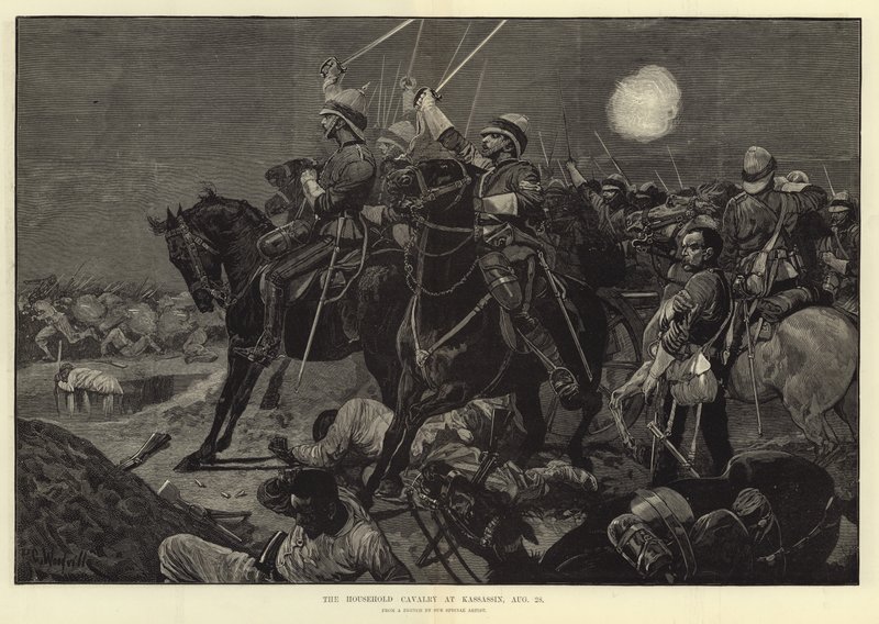 La cavalerie de la maison royale à Kassassin - English School