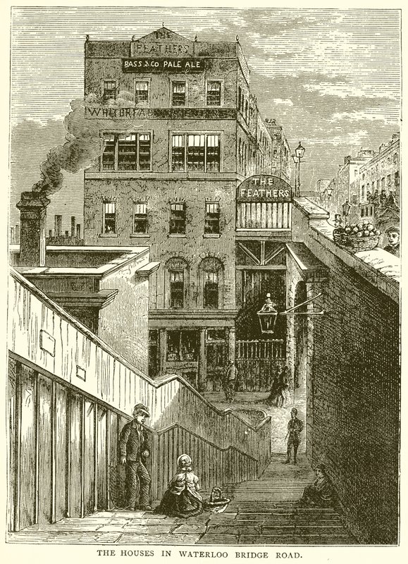 Les Maisons sur Waterloo Bridge Road - English School