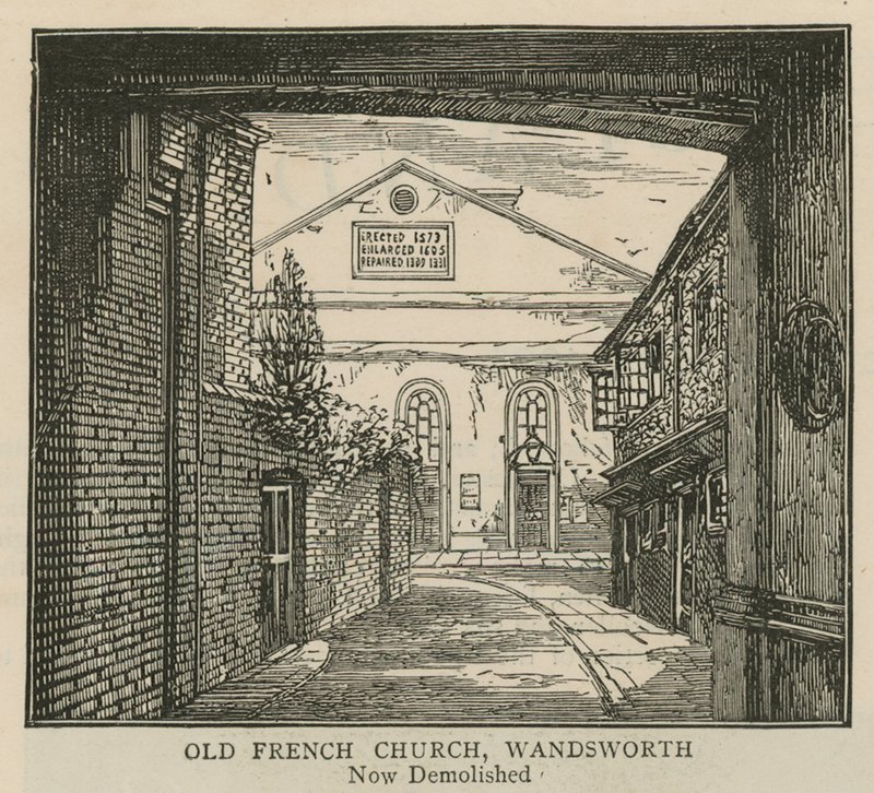 Les Huguenots en Angleterre : Ancienne église française, Wandsworth - English School