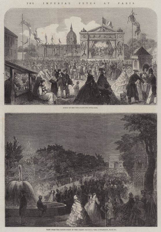 Les fêtes impériales à Paris - English School