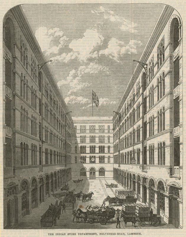 Département des magasins indiens, Belvedere Road, Lambeth - English School