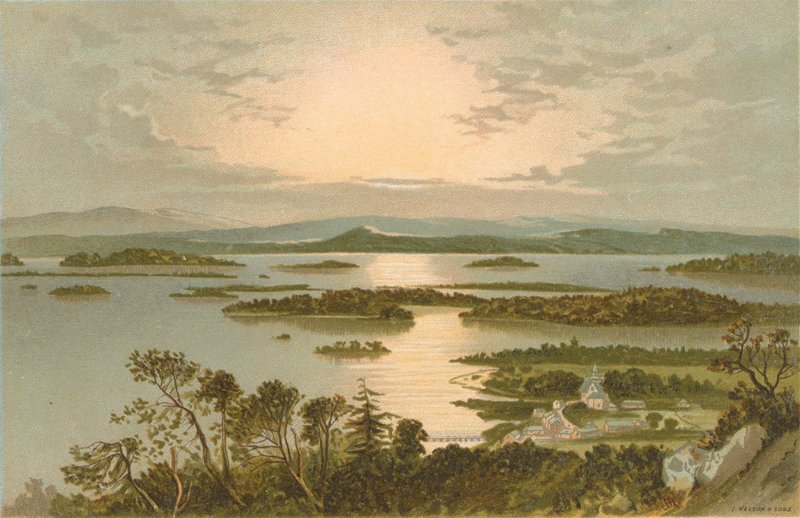 Les Îles, Loch Lomond - Vue de Luss - English School