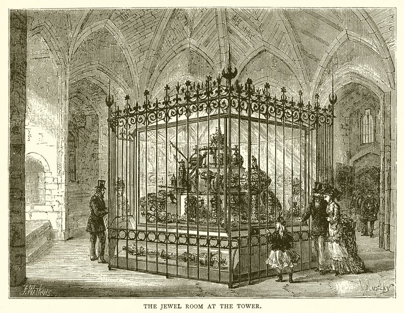 La salle des bijoux à la Tour - English School