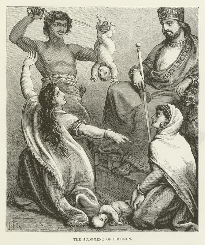 Le Jugement de Salomon - English School
