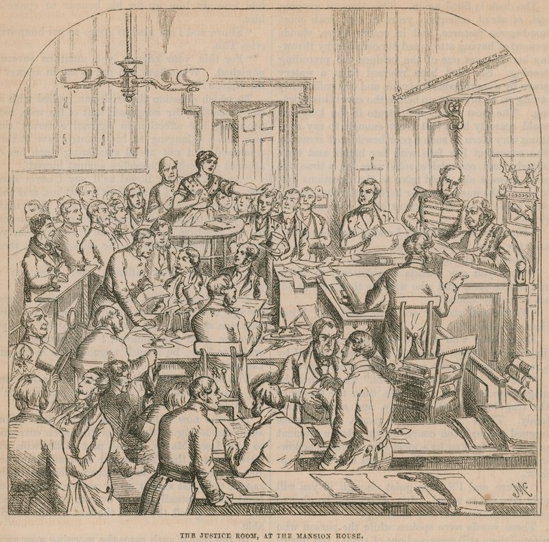 La salle de justice au Mansion House - English School