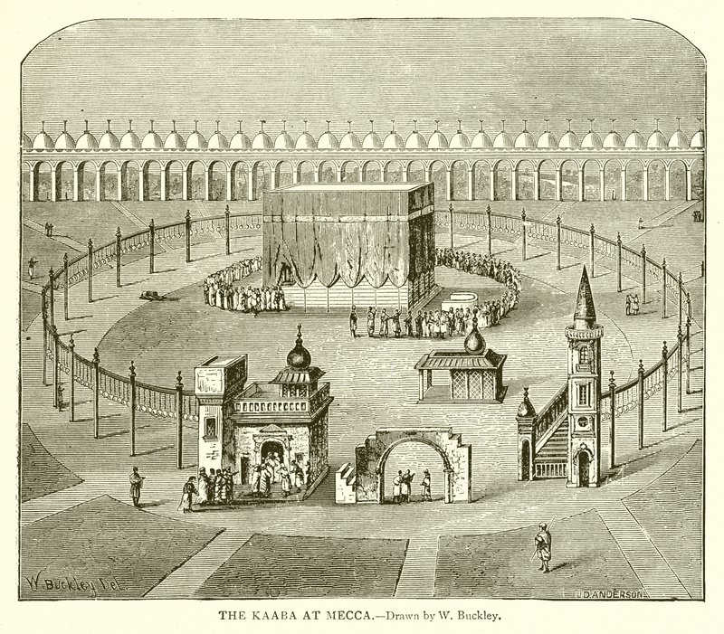 La Kaaba à La Mecque - English School