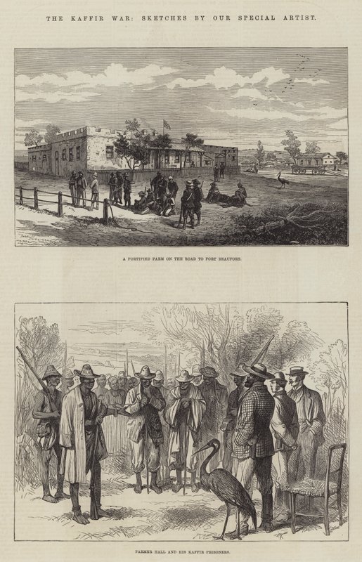 La guerre des Kaffirs (gravure) - English School