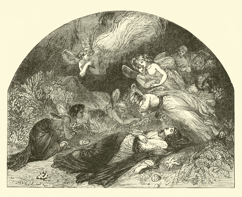 La lamentation de la péri pour Hinda - English School