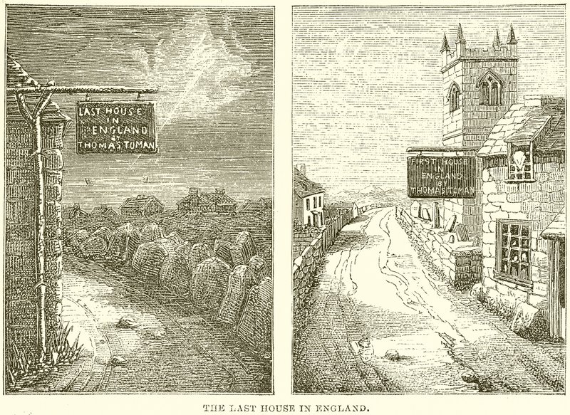 La dernière maison en Angleterre, la première maison en Écosse - English School
