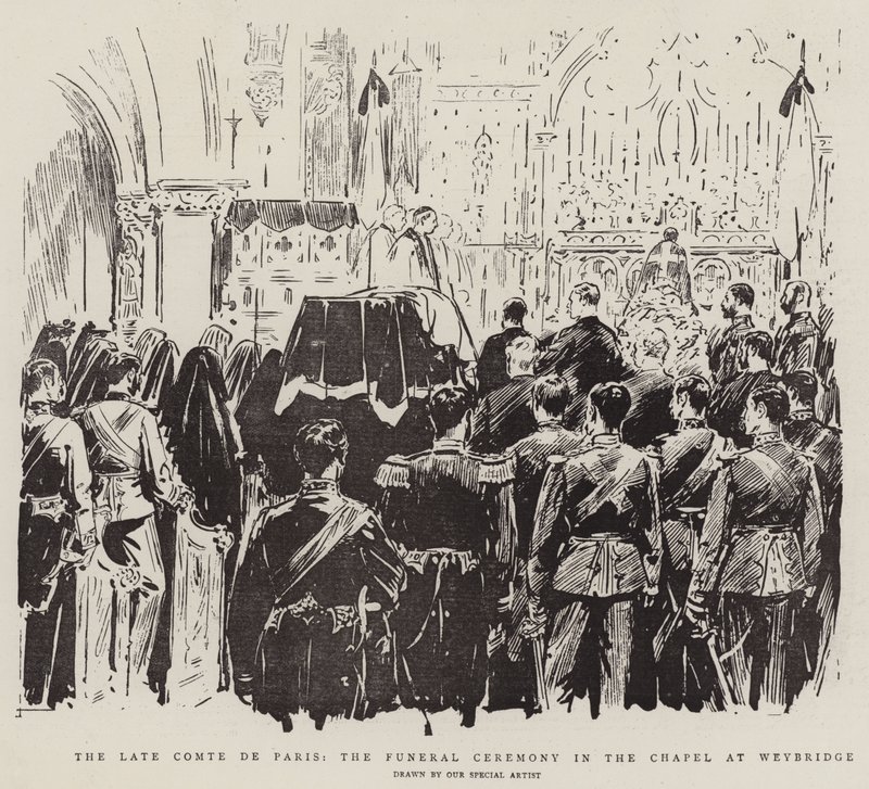 Feu Comte de Paris, la cérémonie funéraire dans la chapelle de Weybridge - English School