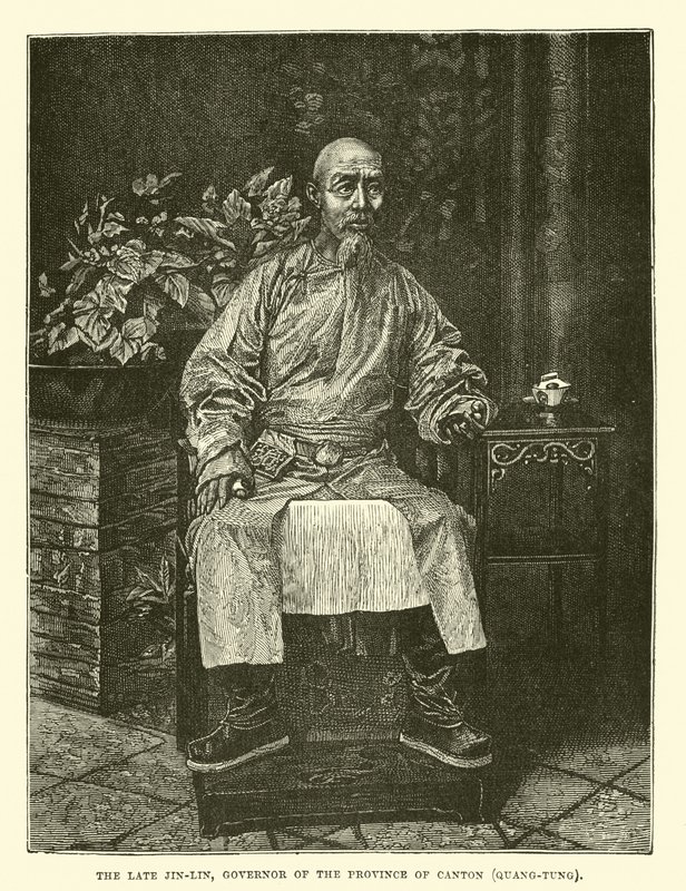 Feu Jin-Lin, gouverneur de la province de Canton, Quang-Tung - English School